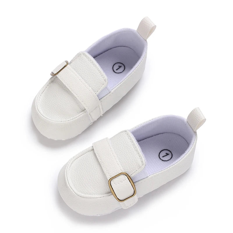 Spring and Autumn British Style Loafers For Babies Aged 0-12 Months Comfortable and Non Slip Walking Shoes