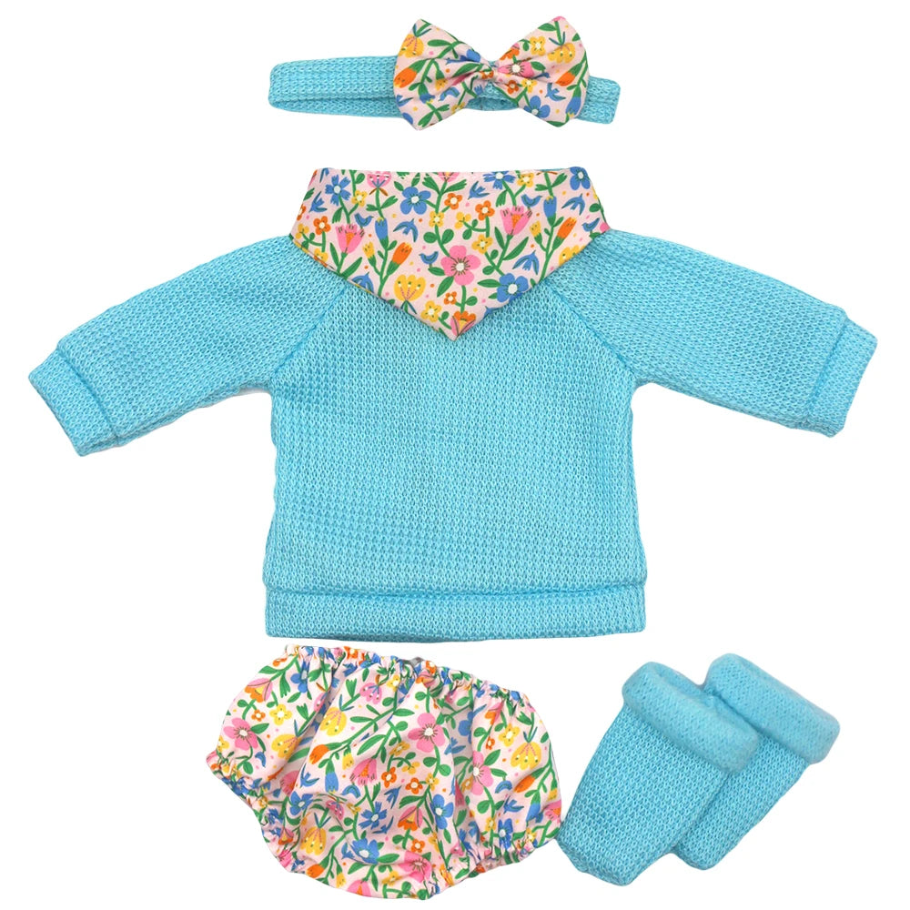Baby Born Doll Outfits For 13-18 Inch Newborn Doll Cute Jumpers Rompers Suit+Shoes Doll Accessories Festival Birthday Gift
