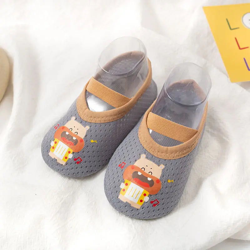 Baby Toddler Shoes First Walkers Non-slip Thickening Shoes Sock Floor Shoes Foot Socks Animal Style for For Babies Flat Shoes