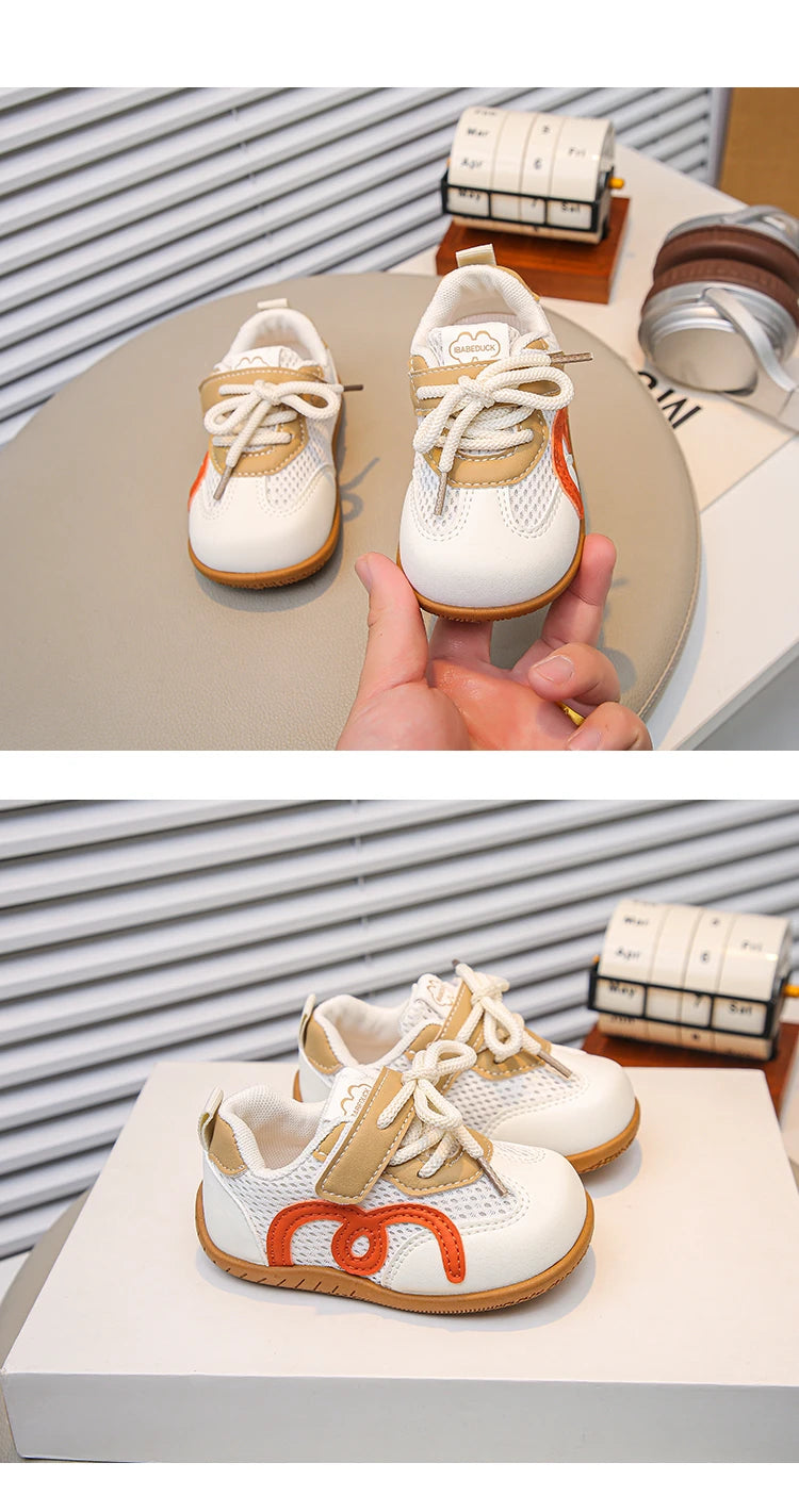 Baby Walking Shoes Breathable Soft Bottom Toddler Kids Running Shoes Non-slip 2026 Brand New Boys Girls Casual Shoes 18-28