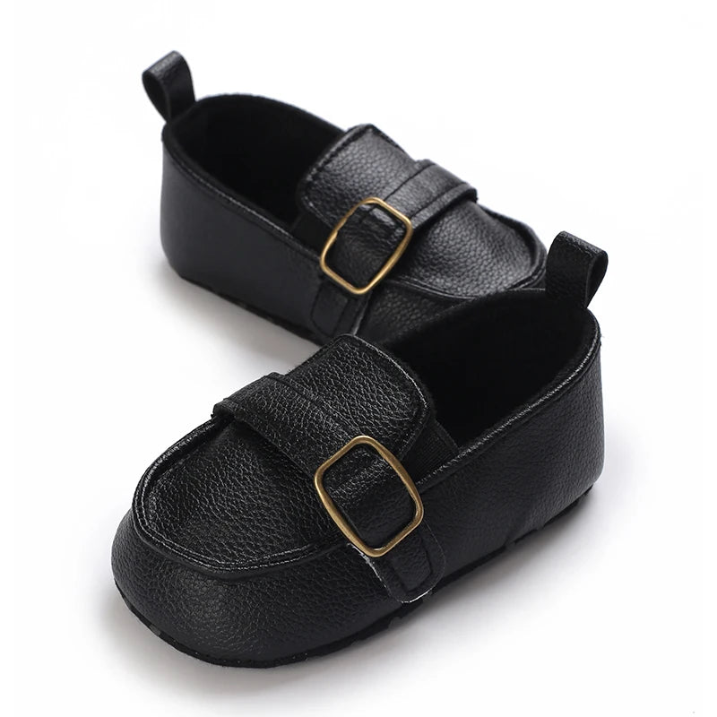 Spring and Autumn British Style Loafers For Babies Aged 0-12 Months Comfortable and Non Slip Walking Shoes