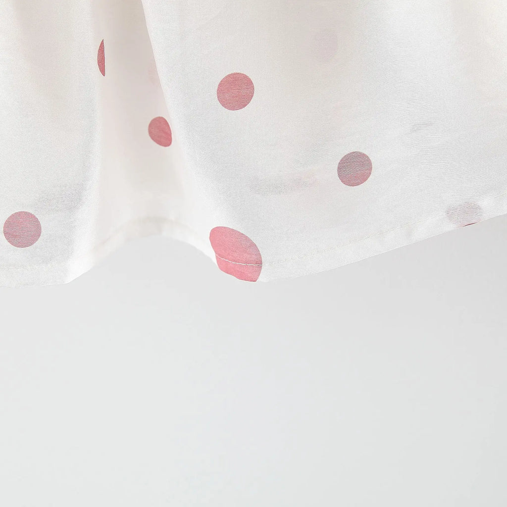 Big Bow Baby Dress Lovely Summer Infant Baby Girl Clothes Cute Dot Sleeveless Cotton Toddler Dresses+Sunhat Newborn Clothing Set
