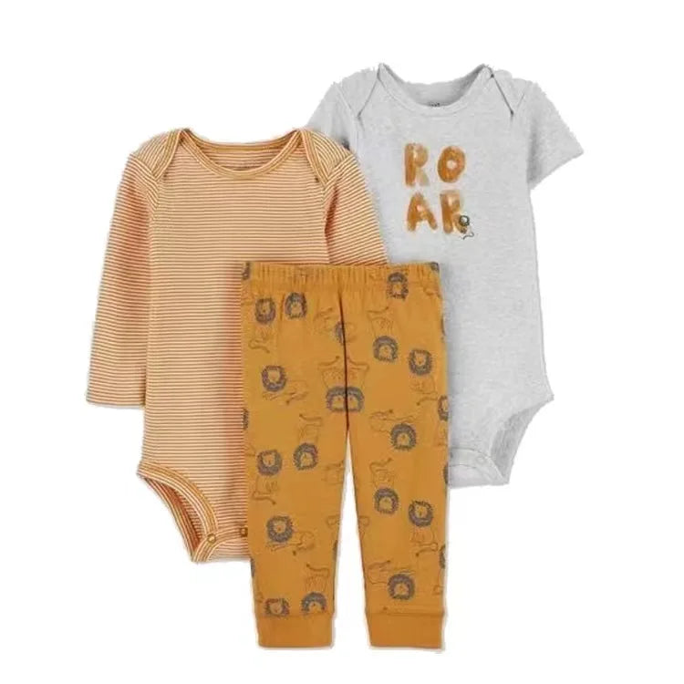 2025 Baby Mädchen Kleidung Herbst Frühling Neugeborenen Outfit Baumwoll-Body Oberteil und Hose Set Kinder Kleinkind Kleidung 6-24M