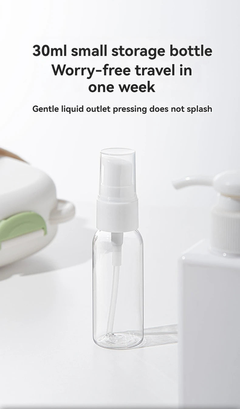 Travel Baby Bottle Brush Set - Newborn Safe Silicone Cleaning Brushes with Storage Box for Bottles, Nipples & Accessories