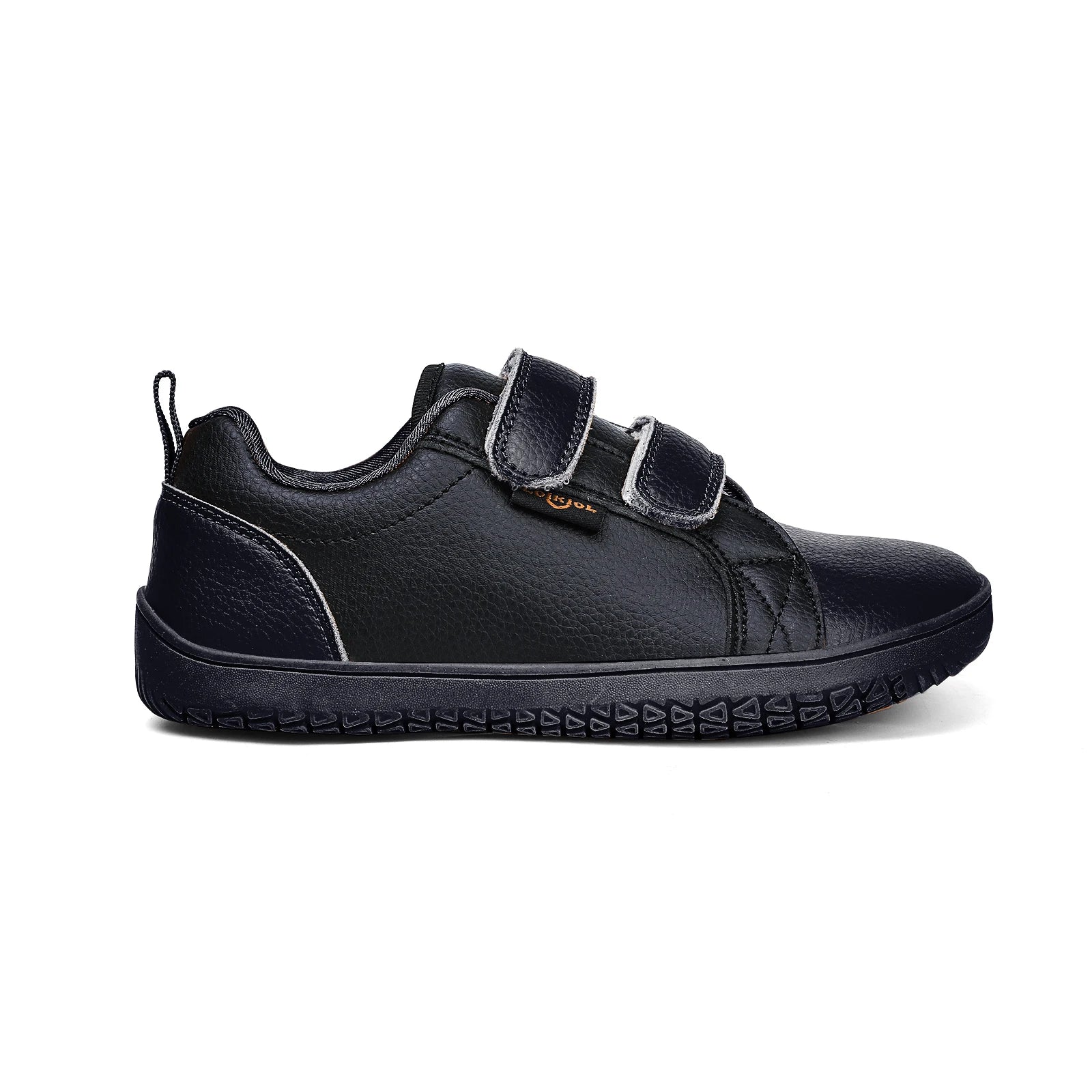 Boys Girls Barefoot Shoes Kids Wide Toe Minimalist Fashion Sneakers Lightweight Hook Loop Artificial Leather Walking Flats