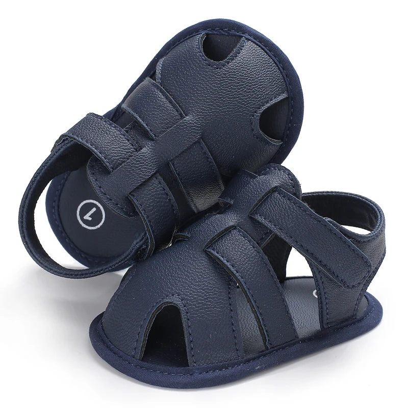 0-18M Baby Walking Sandals Breathable Soft Sole Shoes Newborn Boys Girls Summer First Walkers Infant Toddler Beach Casual