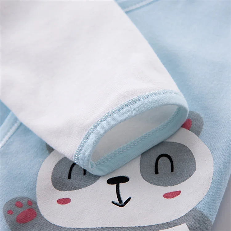18piece/set Newborn Baby Clothes For Girls Boys Pants Sets Cotton Spring Autumn Soft Infant Boy Clothing New born Print Hat Bibs