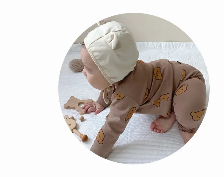Babykleidung 2-teilige Sets Herbst Winter Baby Schlafanzug Set Unterwäsche Zweiteiler Baumwolle Baby Junge Langarm-Outfit