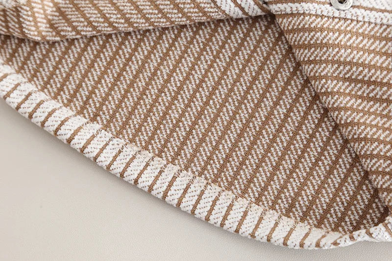 Conjuntos de ropa para bebés y niños pequeños de primavera y otoño, trajes casuales de abrigo con capucha a rayas y pantalones para bebés y niños pequeños