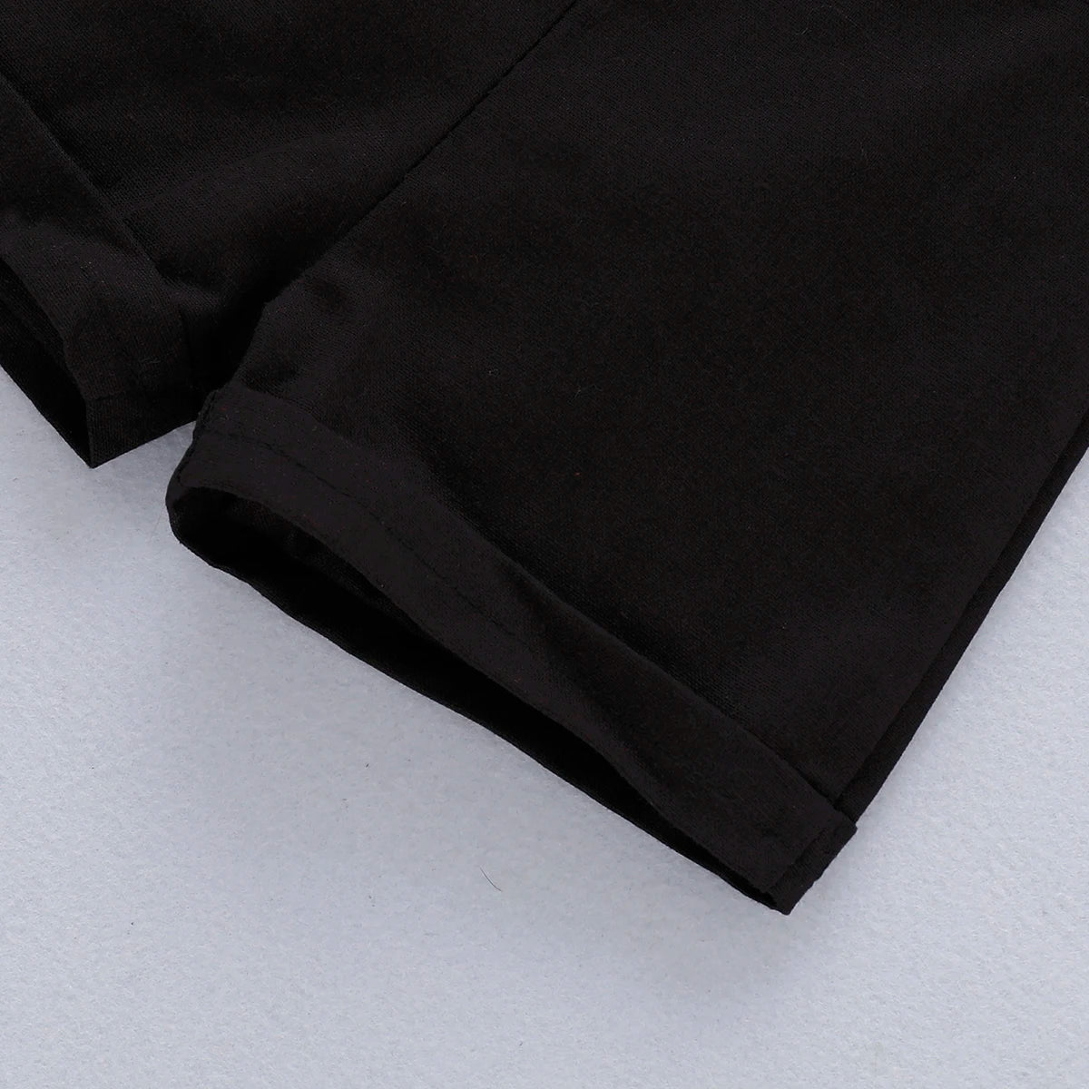 Conjunto de Traje Formal de Caballero para Bebé Recién Nacido, Camisa de Manga Corta con Lazo + Pelele de Pantalones Cortos, Moda de Verano, 2 Piezas