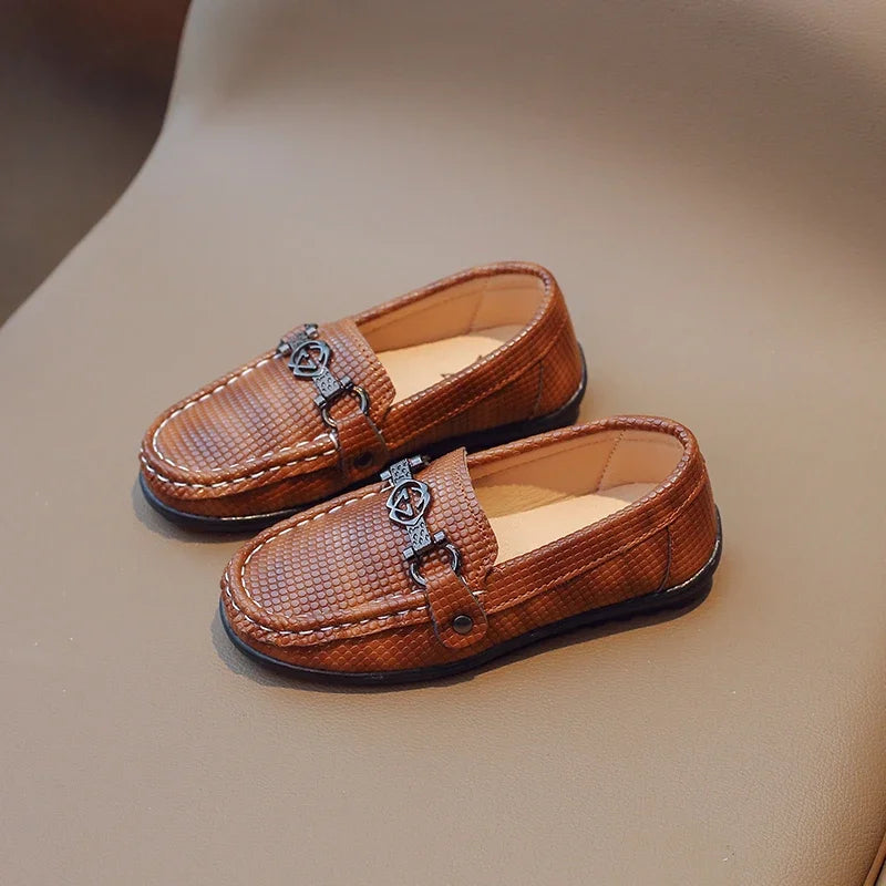 Leather Shoes Kids Loafers Casual for Boy Kid Shoe for Girl Soft Soled Shoes Leather Shoe for Kid Girls