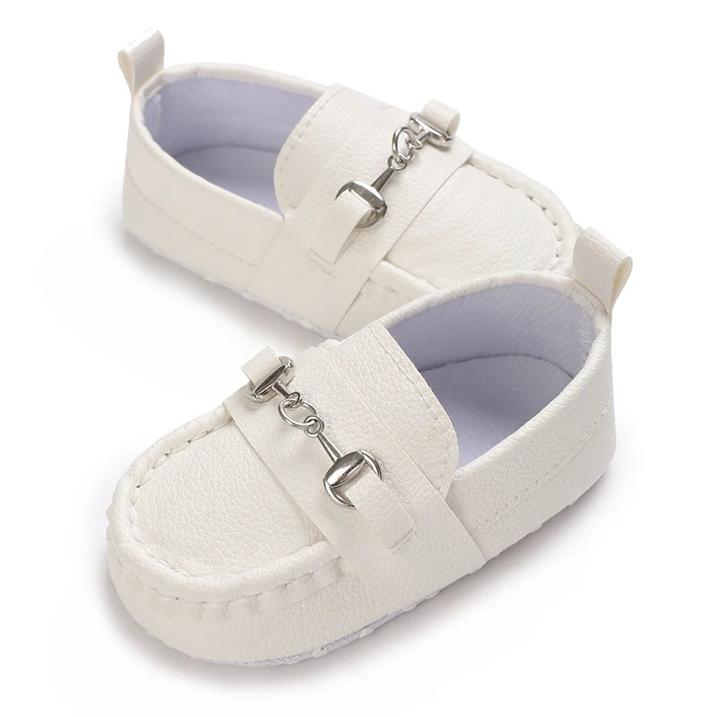 Spring and Autumn British Style Loafers For Babies Aged 0-12 Months Comfortable and Non Slip Walking Shoes