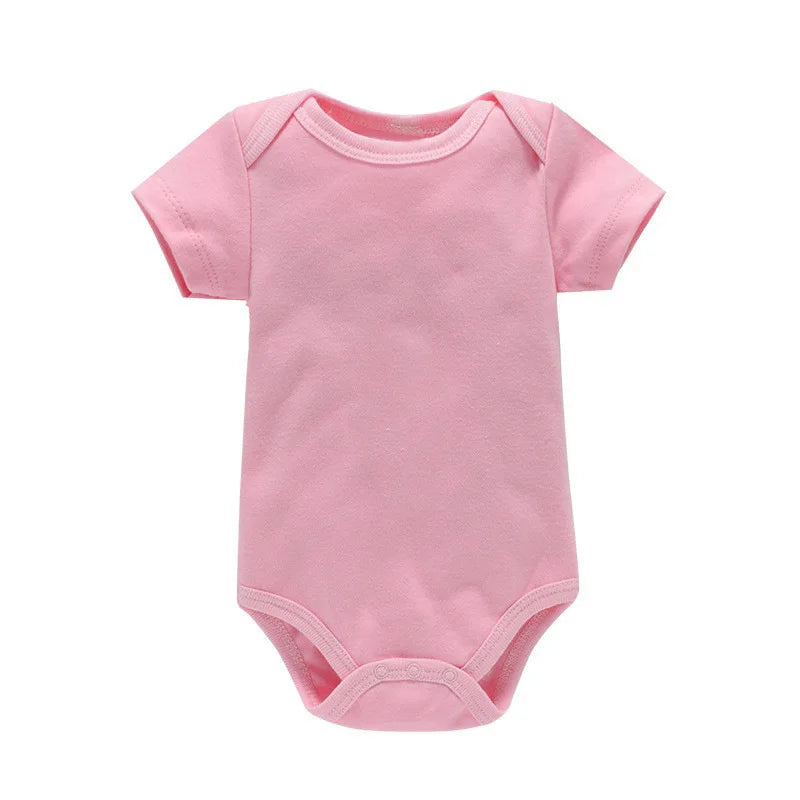 MICHLEY Monos de algodón para bebés, mamelucos de color liso para niños pequeños, ropa de bebé, peleles, disfraz, primavera verano para niñas y niños
