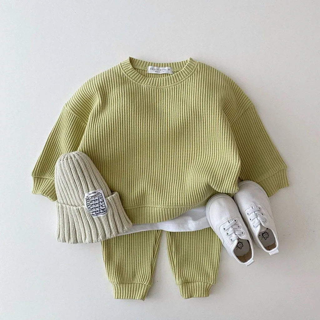 Fashion Newborn Baby Girl Boy Clothes Set Cotton Sweatshirt+Pant 2PCS Home Suit Spring Autumn Clothing Set Toddler Girl Outfits