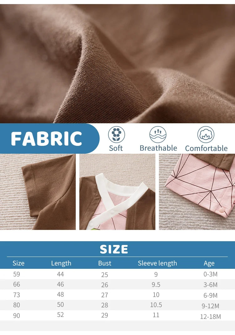 Ropa de rol para bebés, mono de primavera y otoño, ropa personalizada de algodón puro para bebés, niños y niñas