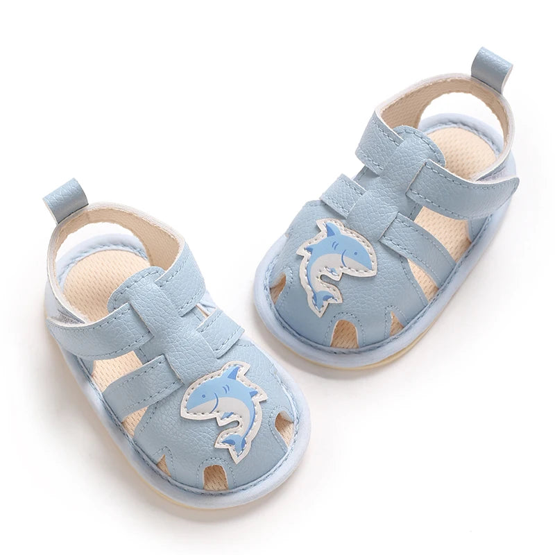Summer sandals for baby boys and girls, breathable baby summer sandals, first walking shoes for newborns at 18 months old