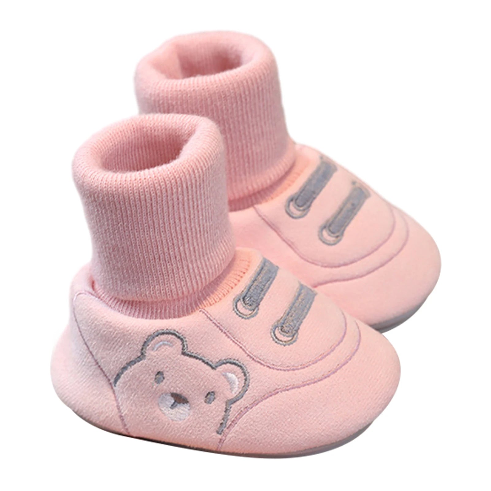 Baby Shoes Autumn and Winter and Socks Cotton for Warmth Non Slip Walking Shoes for Newborn Babies Baby 0-1 Years Old Shoes