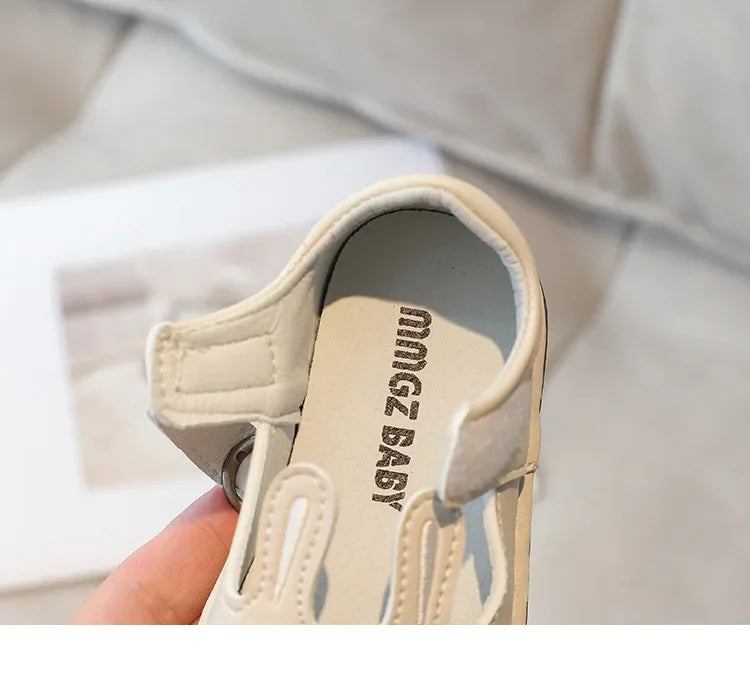 2025 Children Leather Shoes for Girls Spring Autumn New Fashion Korean Style Soft Bottom Anti-slippery Versatile Baby Shoes