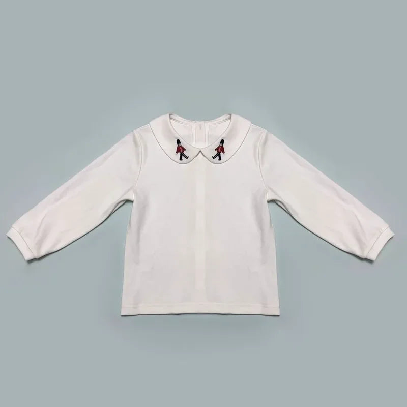 Winter New Baby Eid Clothes Baby Knitwear Newborn Embroidered Strappy Pants Set Boutique Kids Clothing birthday Spanish Boys