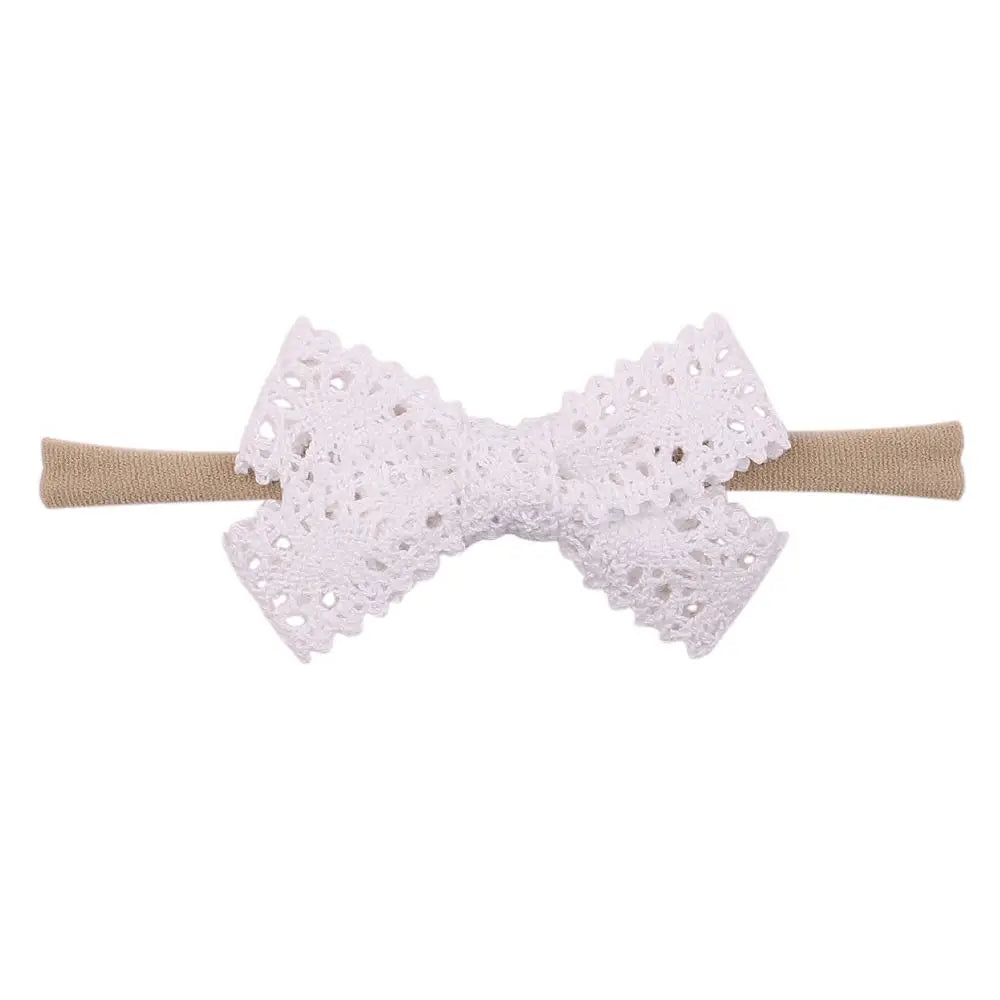 Infant Toddler Newborn Elastic Headwear Kids Nylon Soft Hairbands Baby Headband Hair Band Bow Headbands