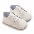 Baby Tie one's Shoes Sneakers Classical Sport Soft Sole PU Leather Shoes Solid color First Walker Newbor Baby Boy Girl Shoes