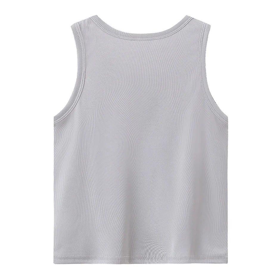 1/3/4 Piezas Chaleco Joker de Color Sólido Delgado para Niños Cuatro Estaciones Camisa de Fondo Suelta y Cómoda para Niño Camiseta Dulce y Encantadora para Niña