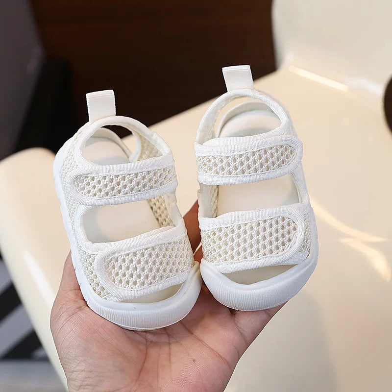 0-3 Years Baby Sandals Soft Summer Shoes Infant Outwear First Walkers Little Toddler Boys Girls Open-toed Sandals For Baby
