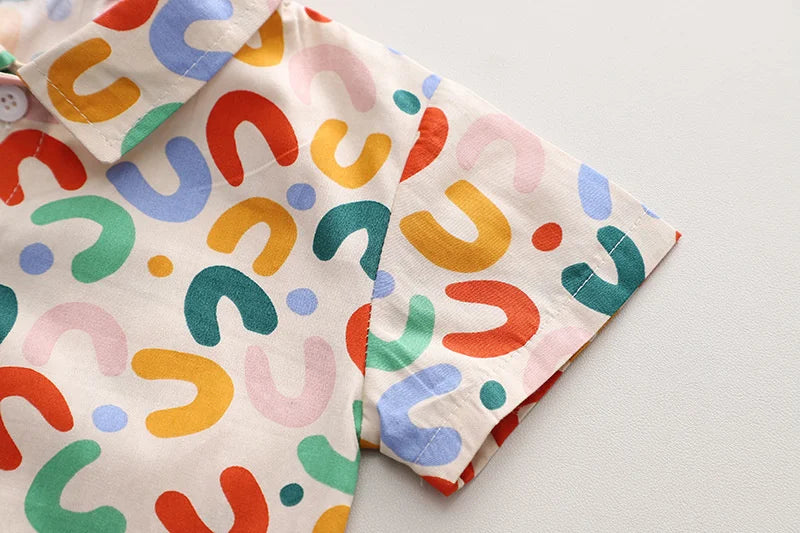Nuevo Traje de Ropa de Verano para Bebés, Conjuntos Infantiles, Camisa de Letras de Moda para Niños, Pantalones Cortos, 2 Piezas/Conjuntos, Disfraz Casual para Niños Pequeños, Chándales para Niños