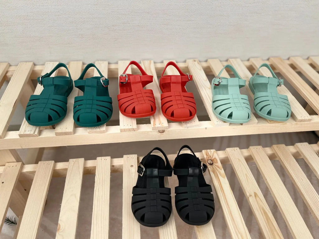 Baby Girls Summer Sandals 2-7y Toddler Soft Non-slip Princess Solid Kids Candy Jelly Children Shoes Casual Roman Sandals