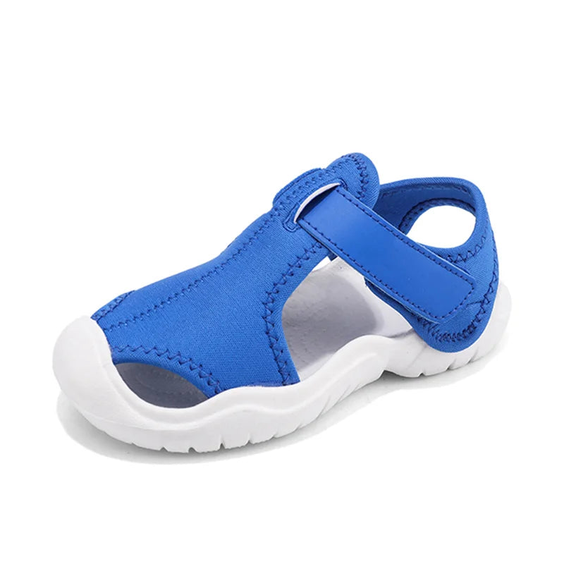 Baby Sports Sandals Brand Fashion Kids Shoes Girls Boys Breathable Anti-slip Beach Toddler Sandal Soft Sole Children Shoes