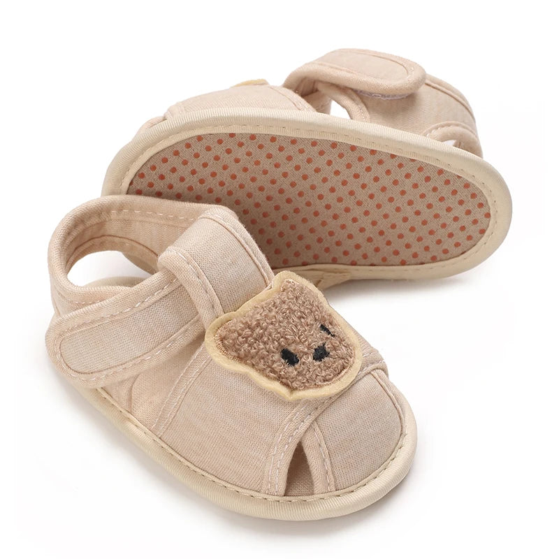 Summer sandals for baby boys and girls, breathable baby summer sandals, first walking shoes for newborns at 18 months old