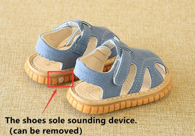 2025 Baby Sandals Toddler Boys First Walkers Newborn Girls First Shoes Indoor Soft Sole Infant Sandals Summer Beach Baby Shoes
