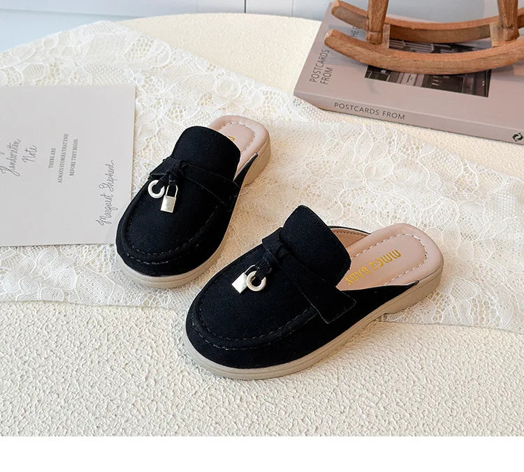 Children Leather Shoes for Girls Boys 2026 Spring Summer New Fashion Korean Style Soft Bottom Anti-slippery Versatile Loafers