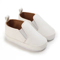 Baby Learning Walk Shoes, Slip-on Leather Casual Loafers, Soft Sole Comfortable Footwear for Infants 0-18M