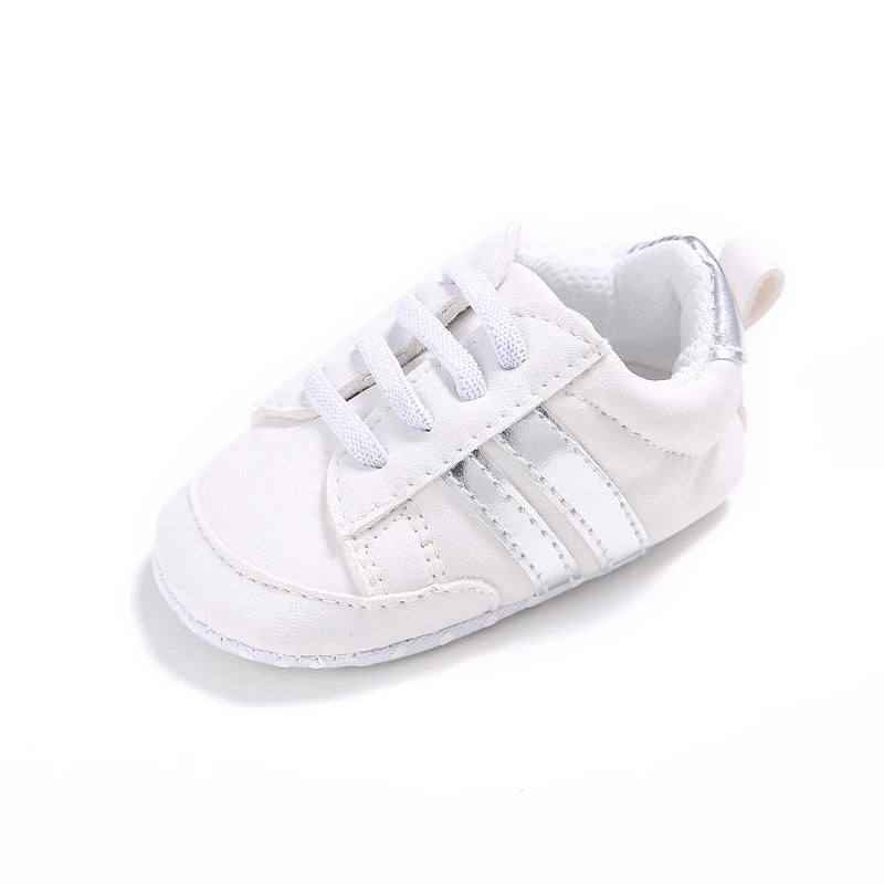 Male and Female Baby Sports Shoes 0-1 Year Old Soft Soled Fashionable Casual Walking Shoes For Spring/Summer Babies and Children