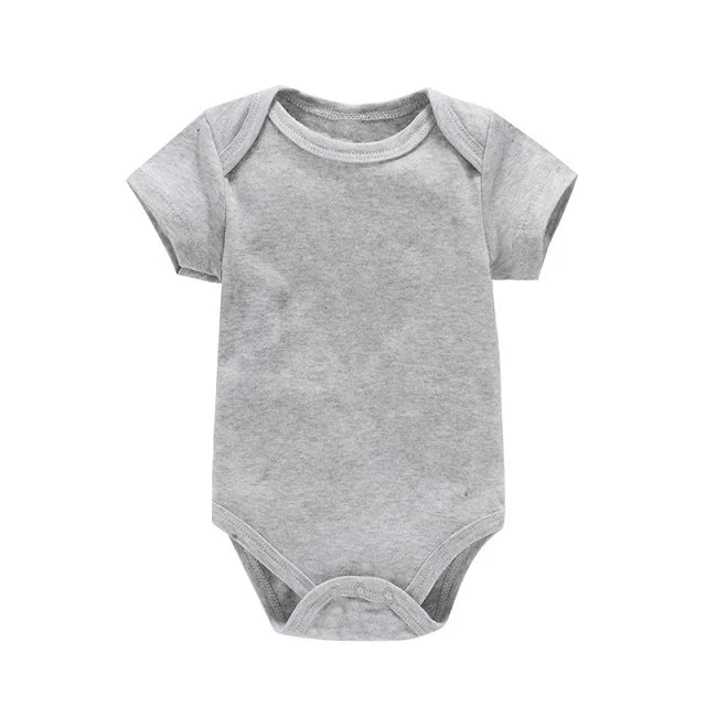 MICHLEY Monos de algodón para bebés, mamelucos de color liso para niños pequeños, ropa de bebé, peleles, disfraz, primavera verano para niñas y niños