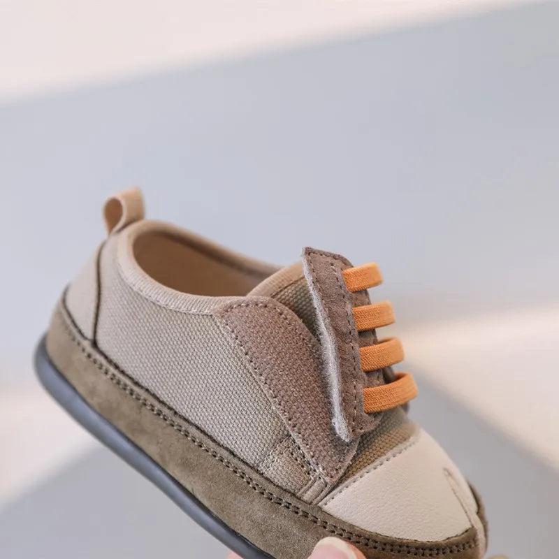 New Baby Shoes For Boy Canvas Toddler Kids Casual Shoes Soft Sole Outdoor Tennis Fashion Little Girls Sneakers