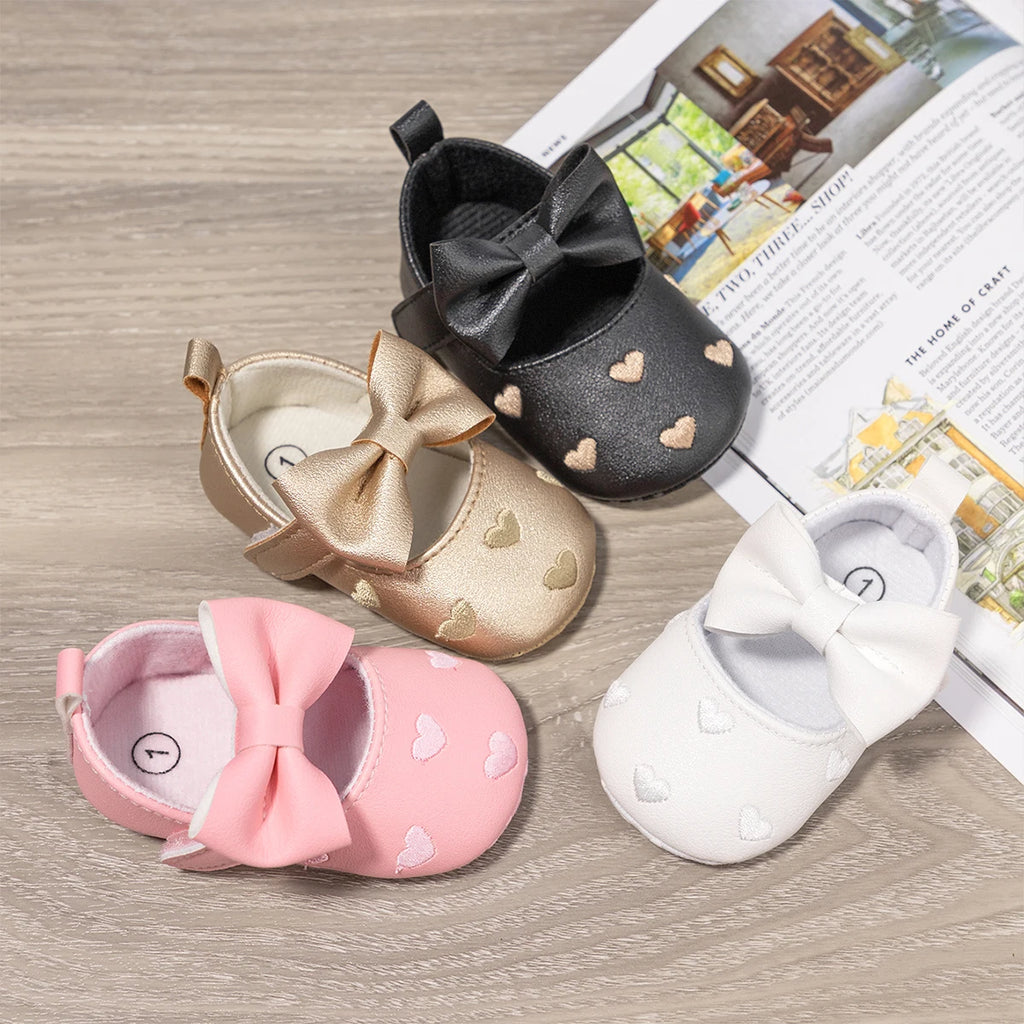 Neue Baby Jungen Mädchen Schuhe Liebe Schleife Fransen Weiche Sohle Rutschfeste Schuhe Lauflernschuhe Krabbelschuhe Mokassins Kleinkind Mädchen Schuhe