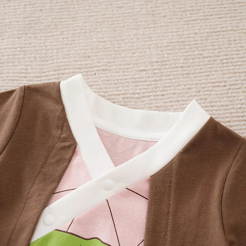 Ropa de rol para bebés, mono de primavera y otoño, ropa personalizada de algodón puro para bebés, niños y niñas