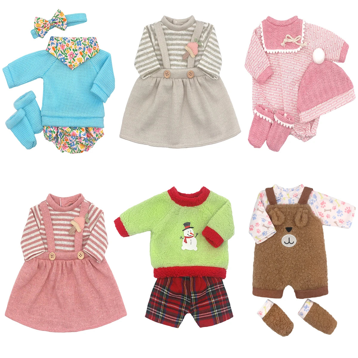 Baby Born Doll Outfits For 13-18 Inch Newborn Doll Cute Jumpers Rompers Suit+Shoes Doll Accessories Festival Birthday Gift