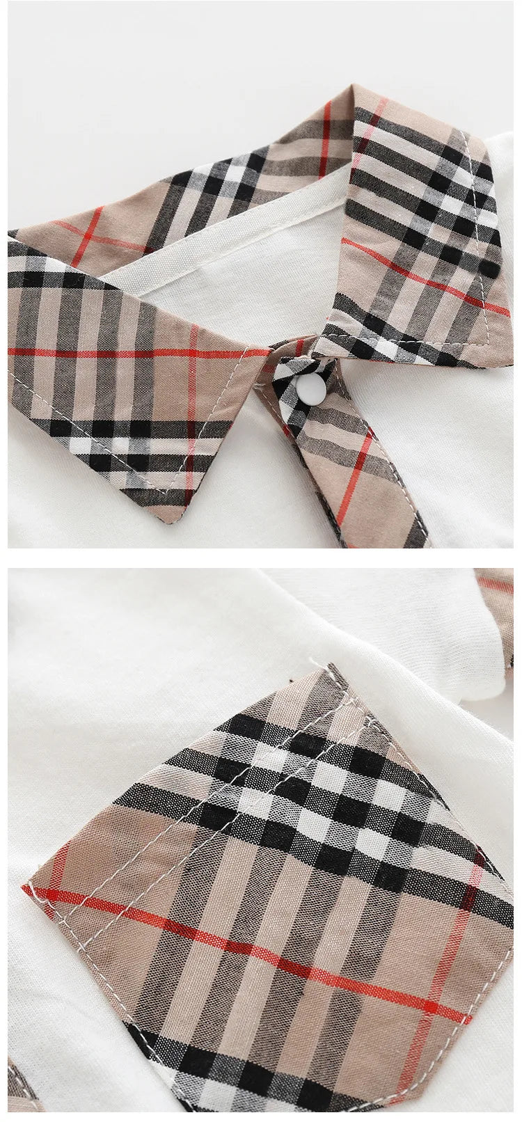 Mameluco de caballero para bebé niña o niño, con camisa, solapa, manga corta, conjunto para recién nacido, mono para bebé o infante