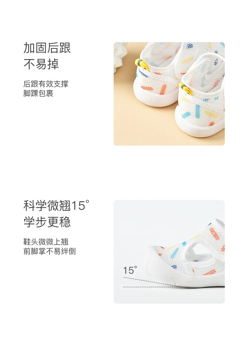 Sandalias Baby Sandals 2024New Summer Baby Shoe 0-2Year Old Non Slip Walking Shoe Soft Sole Sandals for Girls Kids Shoeбосоножки