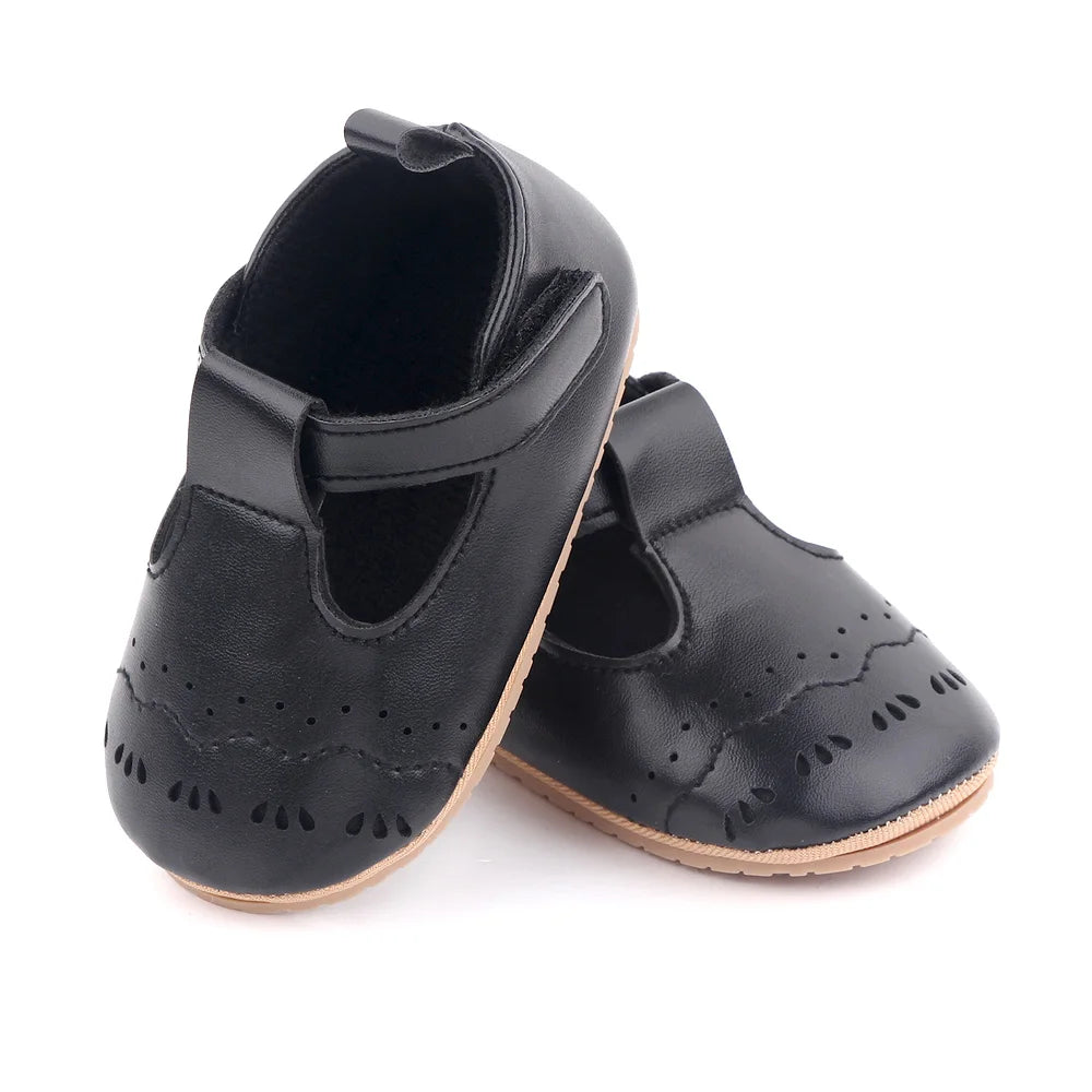 Baby PU Shoes Soft PU Leather and TPR Sole Anti-slip Design for Baby Boys and Girls Prewalking Shoes High Quality Infant Sandals