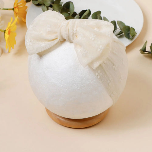 3pcs Baby Girl Headband Braised Mesh Double-layer Bow Headband Newborn Soft Turban Headwrap Baby Hair Accessories Kids Headwear