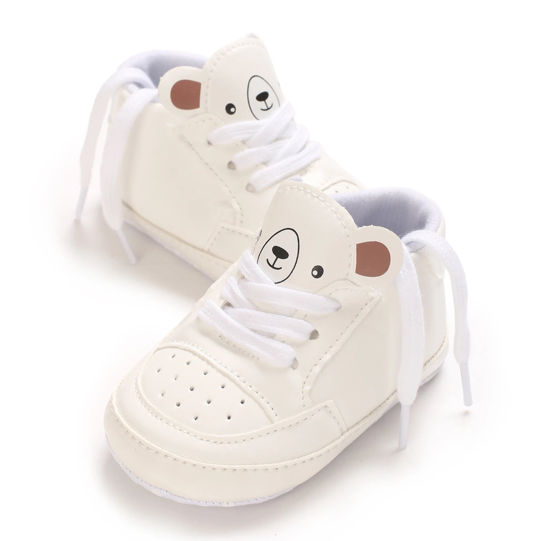 Süße Cartoon-Babyschuhe für Frühling und Herbst 0-18M Neugeborene Jungen und Mädchen rutschfeste Lauflernschuhe weiche Sohlen Sportschuhe
