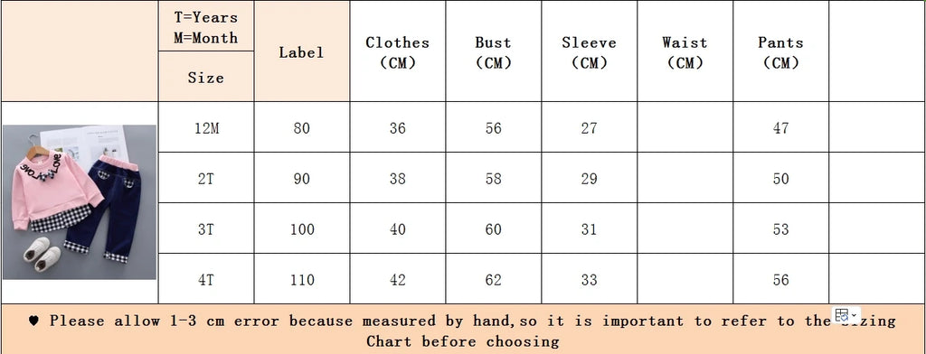 Children's Clothing Sets Bow Plaid Long Sleeve Top + Pants 2pcs Sets Toddler Girl Clothes Kids Boutique Clothes Baby Outfit Set