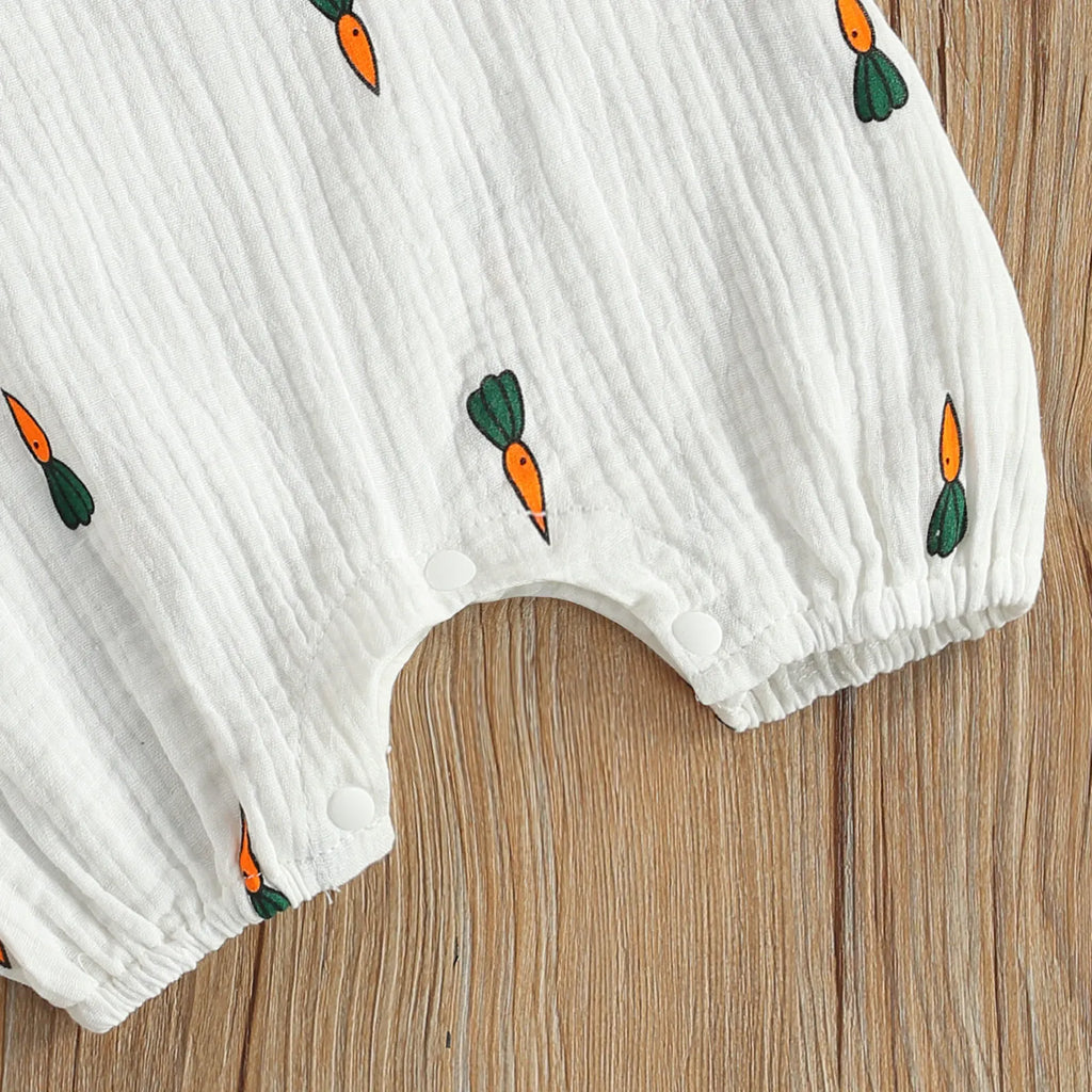 Newborn Infant Baby Boys Girls Rompers Jumpsuits Playsuits Cotton Linen Muslin Sleeveless Toddler Baby Summer Clothing