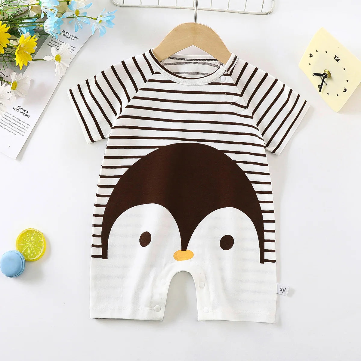 Newborn Baby Clothing Boys Girls Baby Clothes item Cotton Bodysuit Summer Short Sleeve Romper Infant Toddler Sleepwear