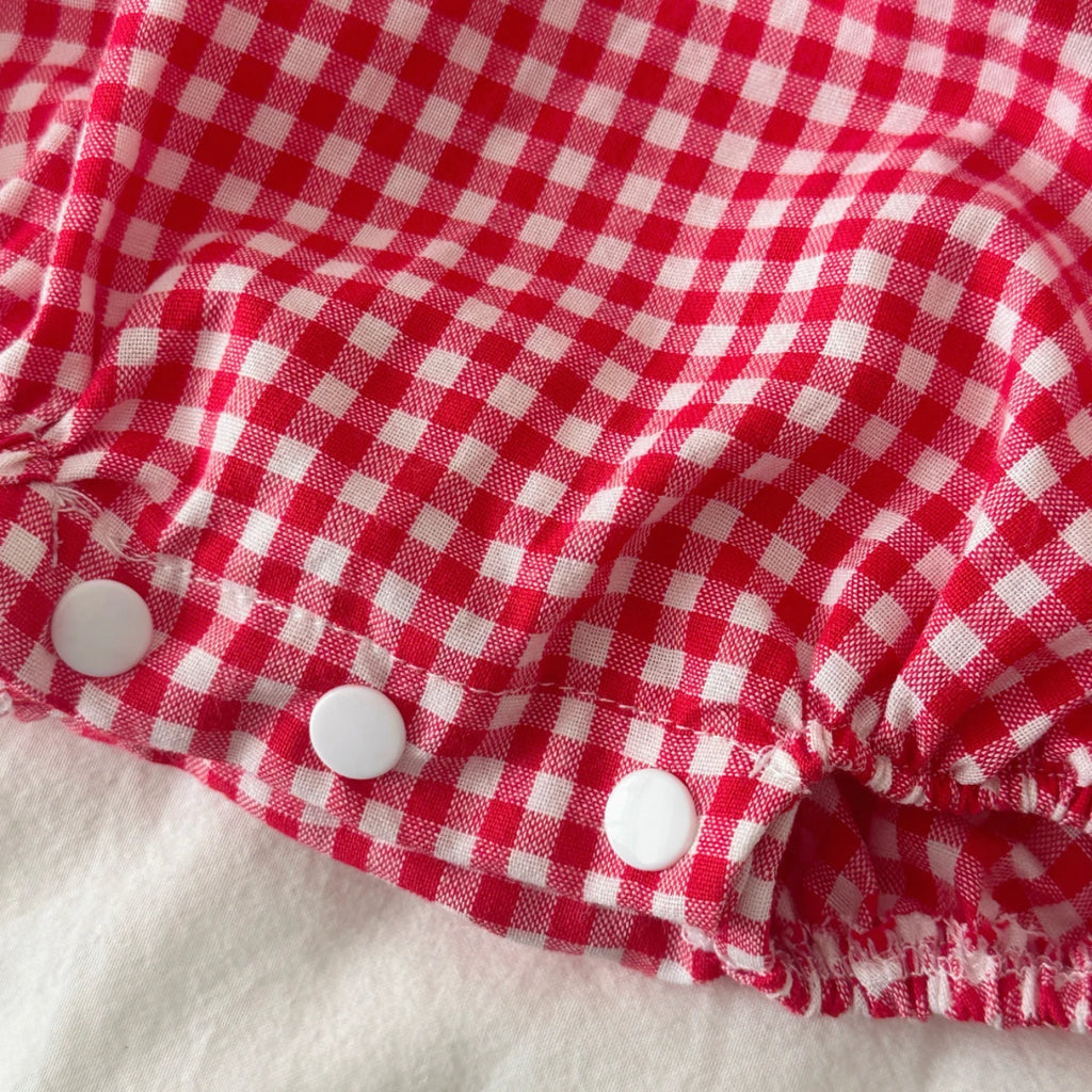 Summer Baby Girls Clothes  Short Sleeve Romper Baby Bodysuit Doll Collar Jumpsuit Outfit Suitable for babies aged 0-18 months