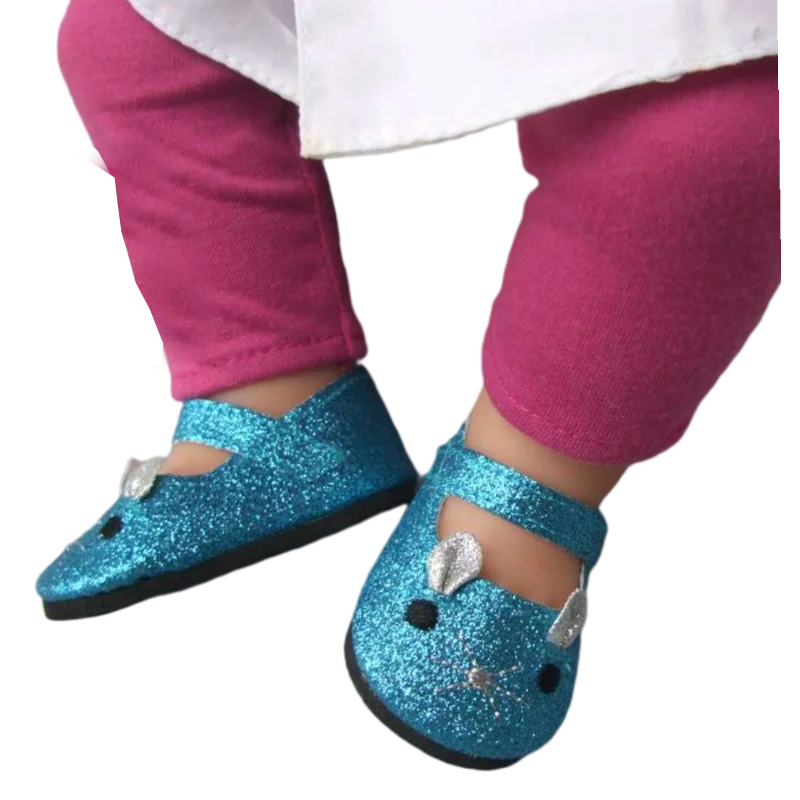 Babies Doll Shoes for 40cm Doll Shoes Sneackers for 18inch Girl Doll Shoes Toy Boots  Accessories
